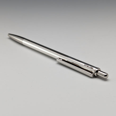 英国Harrison Brothers & Howson 純銀製 ボールペン ケース入り